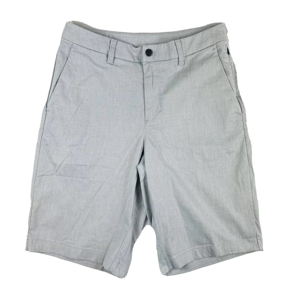 Lululemon Light Gray Performance Mens Shorts Size 31 … Gem